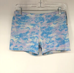 NWT IAB MFG 8 Inch No Ride Shorts Womens 10 Pink Blue Cloud Iambecoming Athletic